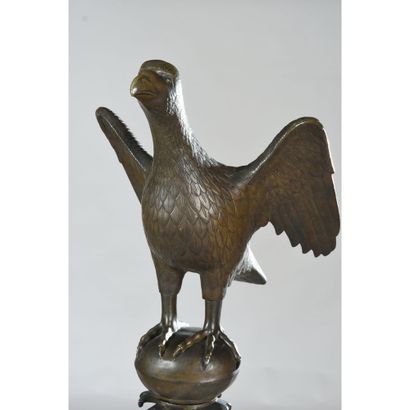LUTRIN EAGLE in bronze XVIII-XIXth. H.152....