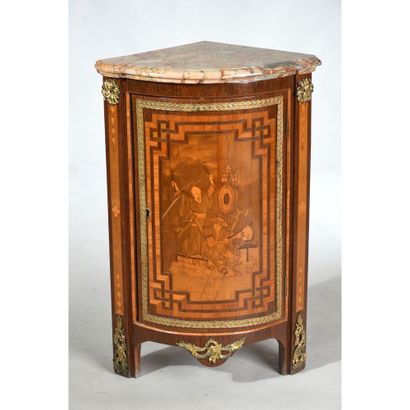 ELEGANT SMALL LOUIS XVI half-moon shape in...