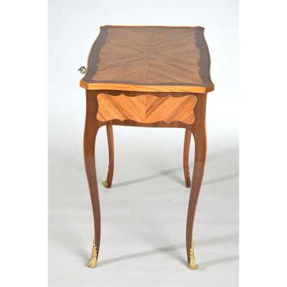 LADY'S OFFICE LOUIS XV with sliding top forming...