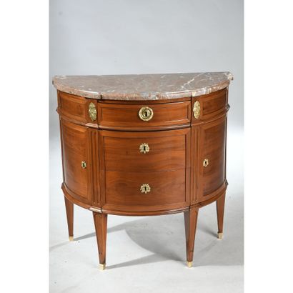 HALF LOUIS XVI COMMODITY in beautiful veined...