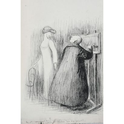 TOBEEN Felix. (1880-1938). Cartoon bearing...