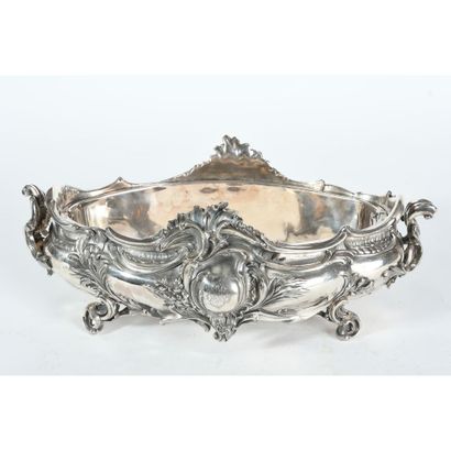 OVAL GARDEN in silvery bronze resting on...