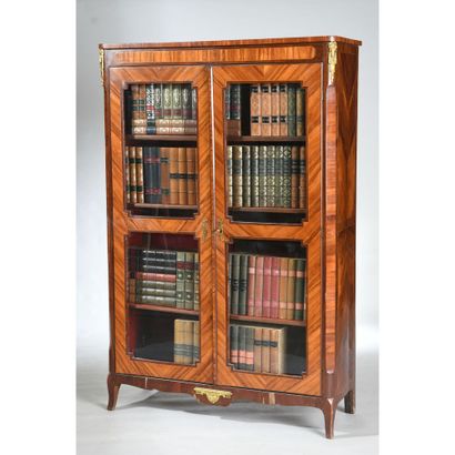 TRANSITION LIBRARY in rosewood, amaranth...