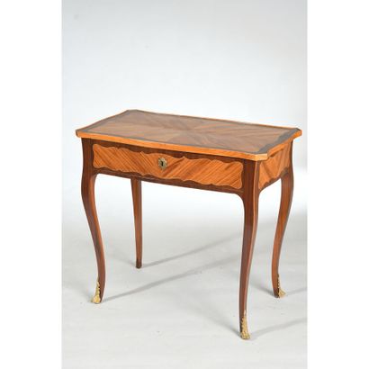 LADY'S OFFICE LOUIS XV with sliding top forming...