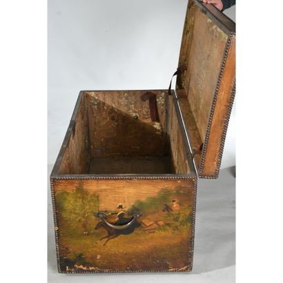 ORIGINAL MALLE covered with painted leather...