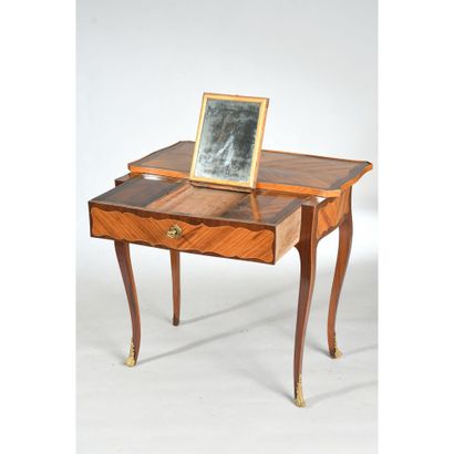 LADY'S OFFICE LOUIS XV with sliding top forming...
