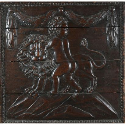 BOTTOM PANEL RELIEF LOUIS XVI representing...