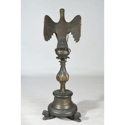 LUTRIN EAGLE in bronze XVIII-XIXth. H.152....