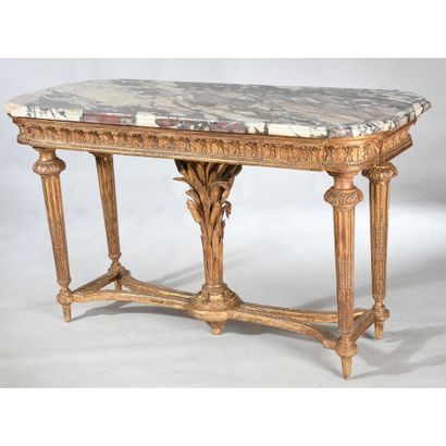 TABLE CONSOLE DE MILIEU LOUIS XVI de forme...