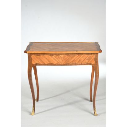 LADY'S OFFICE LOUIS XV with sliding top forming...