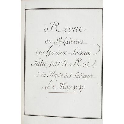 BOOK MANUSCRIBED to the Armes de France for...