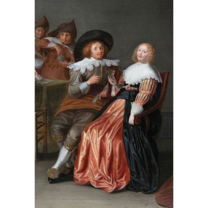 Attributed to Dirck HALS. (1591 – 1656)....