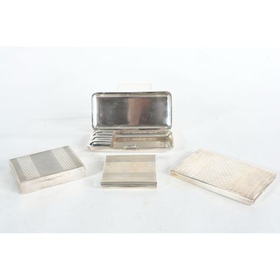 COLLECTION OF 3 Cigarette cases and 1 cigar...