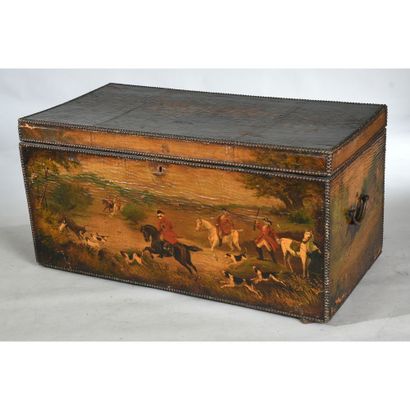 ORIGINAL MALLE covered with painted leather...
