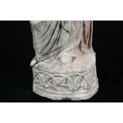 SUBJECT in polychrome stone representing...