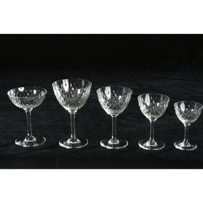 DRINK SERVICE in BACCARAT crystal including...