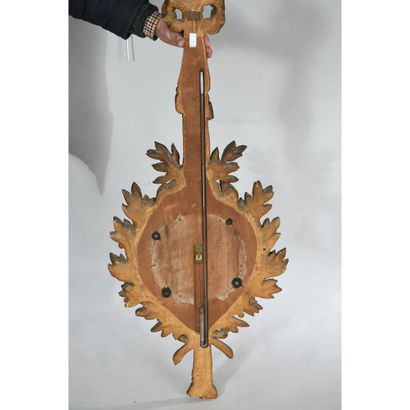 SPECTACULAIRE BAROMETRE LOUIS XVI en bois...