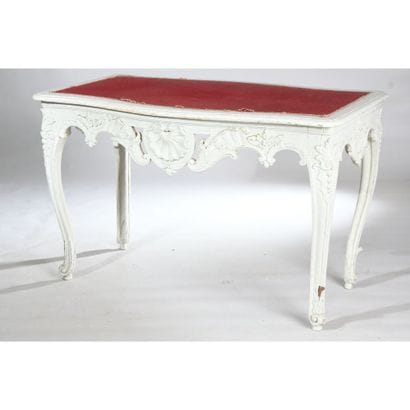 TABLE A GIBIER DE MILIEU RÉGENCE en bois...