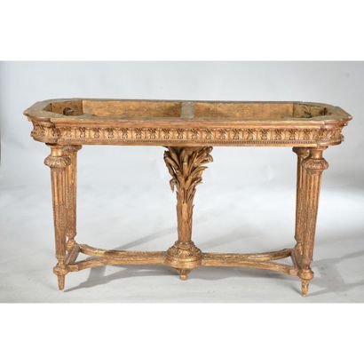 TABLE CONSOLE DE MILIEU LOUIS XVI de forme...