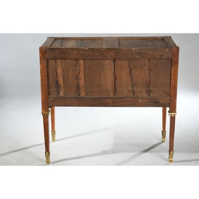 Rectangular LOUIS XVI COMMODITY made of precious...