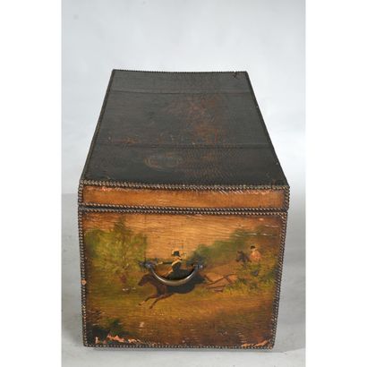 ORIGINAL MALLE covered with painted leather...