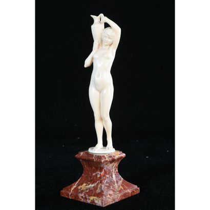 DESCOMPS Joe. (1869-1950). Ivory subject...