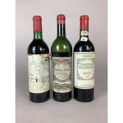 1 Btle Château BARON PHILIPPE, 1967 ; 1 Btle...