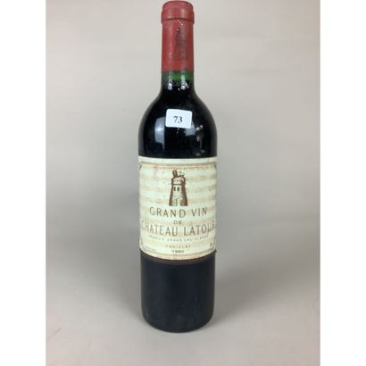 1 Btle Château LATOUR, 1er GC, Pauillac,...