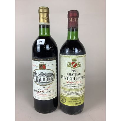 LOT comprenant 1 Btle Château RAUSAN SEGLA,...