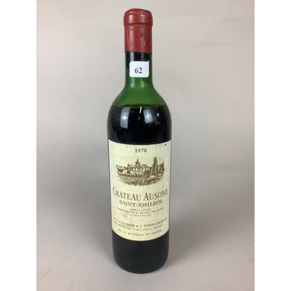 1 Btle Château AUSONE, Saint-Emilion. 1970....