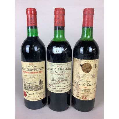 LOT de 3 Btles comprenant 1 Btle Château...