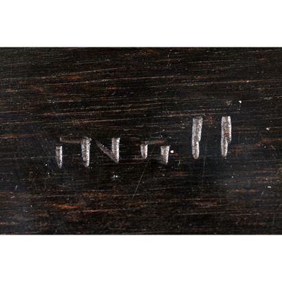 NOLL Alexandre. (1890-1970). Solid ebony...