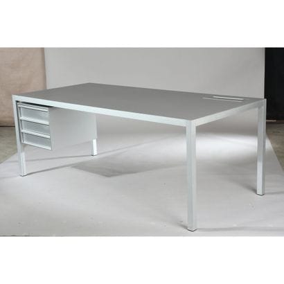FATTORINI Bruno. DESK with aluminium structure....