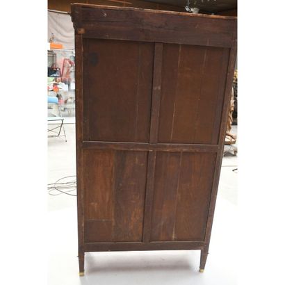 VITRINARY LIBRARY LOUIS XVI in mahogany and...