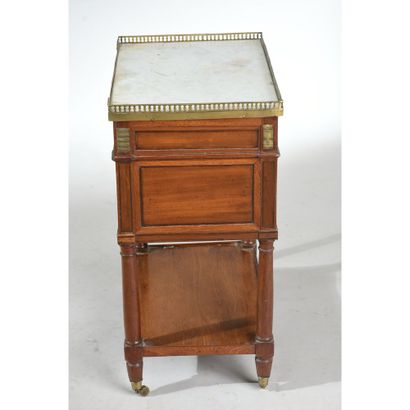 LOUIS XVI LIVING ROOM TABLE in mahogany and...