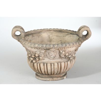 LARGE terracotta VASQUE in the spirit of...