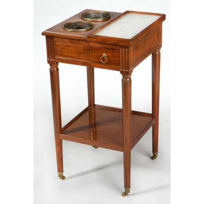 Mahogany and mahogany veneer REFRESHER LOUIS...