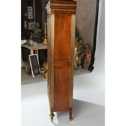 VITRINARY LIBRARY LOUIS XVI in mahogany and...
