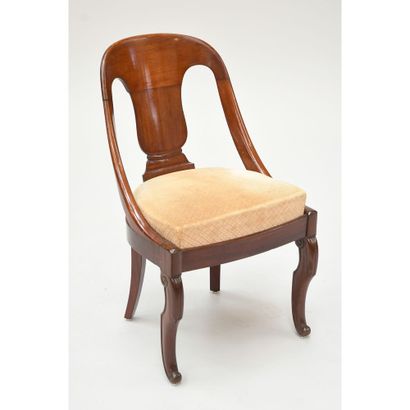 6 DINING ROOM CHAIRS RESTORATION mahogany...