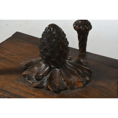CONSOLE LOUIS XVI on plinth in oak with beautiful...
