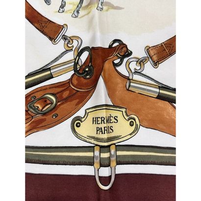 HERMES Paris. Silk square 