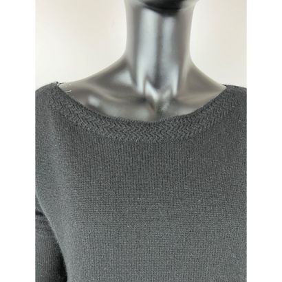 INVERNI. Flared sweater in black cashmere...