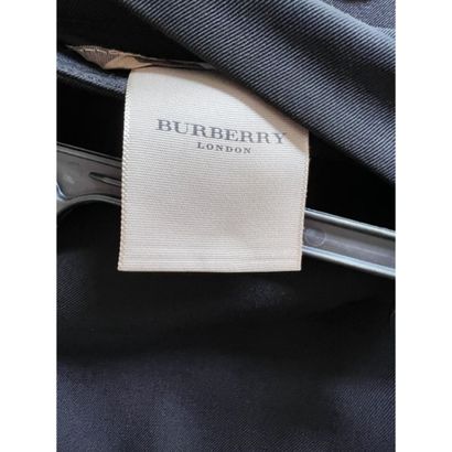 BURBERY London. 2 black pants in stretch...