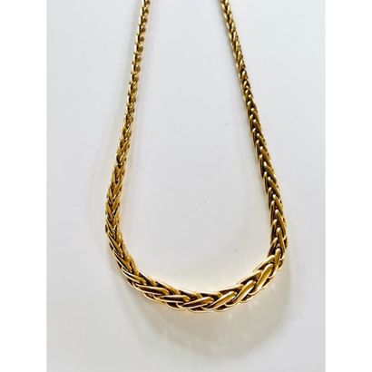 NECKLACE in yellow gold 750°/°° palm tree...