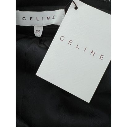 CELINE. Straight skirt in stretch wool. 2...