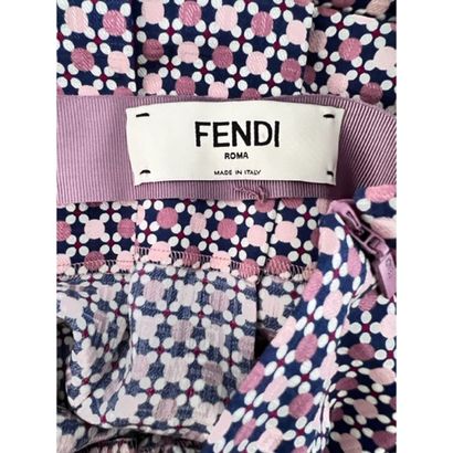 FENDI Roma. Destructured skirt in pink and...