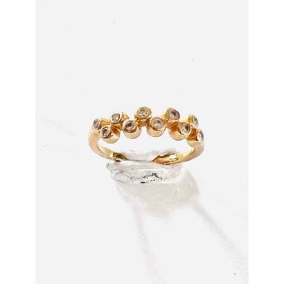 ½ ALLIANCE in yellow gold 750°/°° set with...