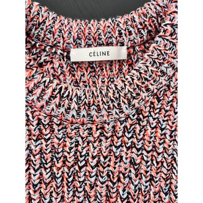 CELINE. Sweater form liquette knit cotton...