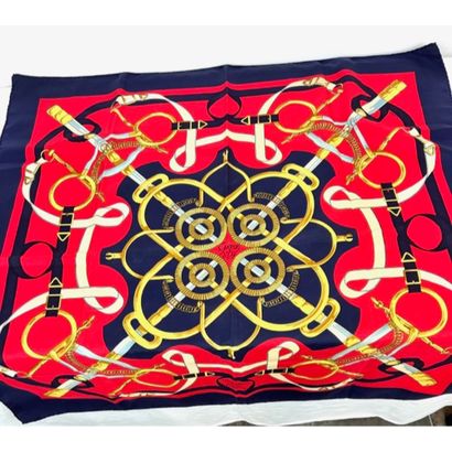 HERMES Paris. Silk square 
