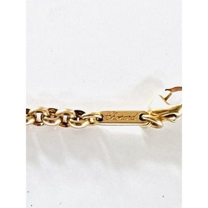 CHOPARD. NECKLACE in gold 750°/°° jaseron...